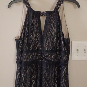 🎊Size 10 - Emma & Michele Black/Beige laced dress 👗🎊